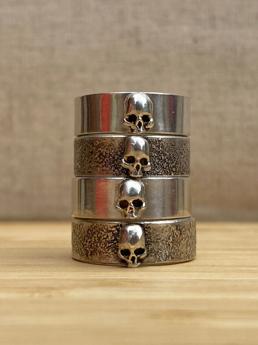 Sterling Silver Skull Rings - Made to Order